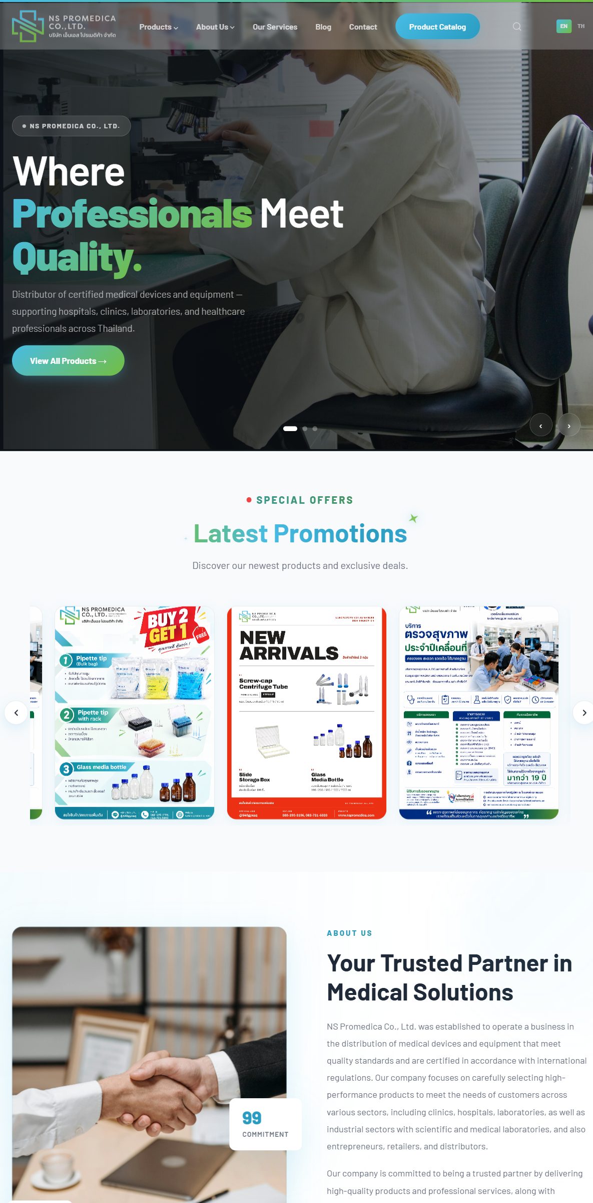Bilingual healthcare equipment platform